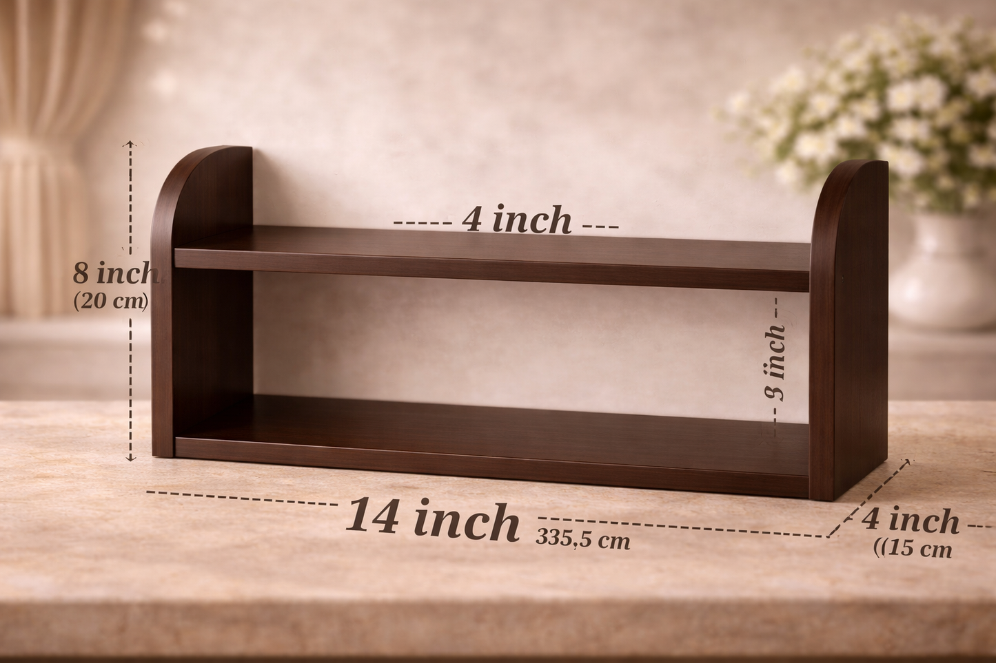 WoodCrest Spice & Storage Rack