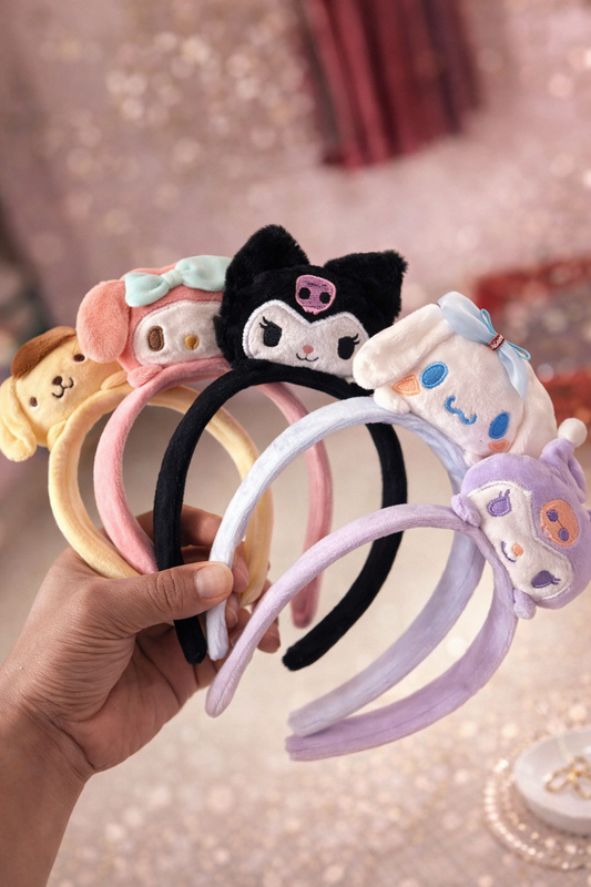 Cute Plush Character Headband (Soft & Adorable Hair Accessory)