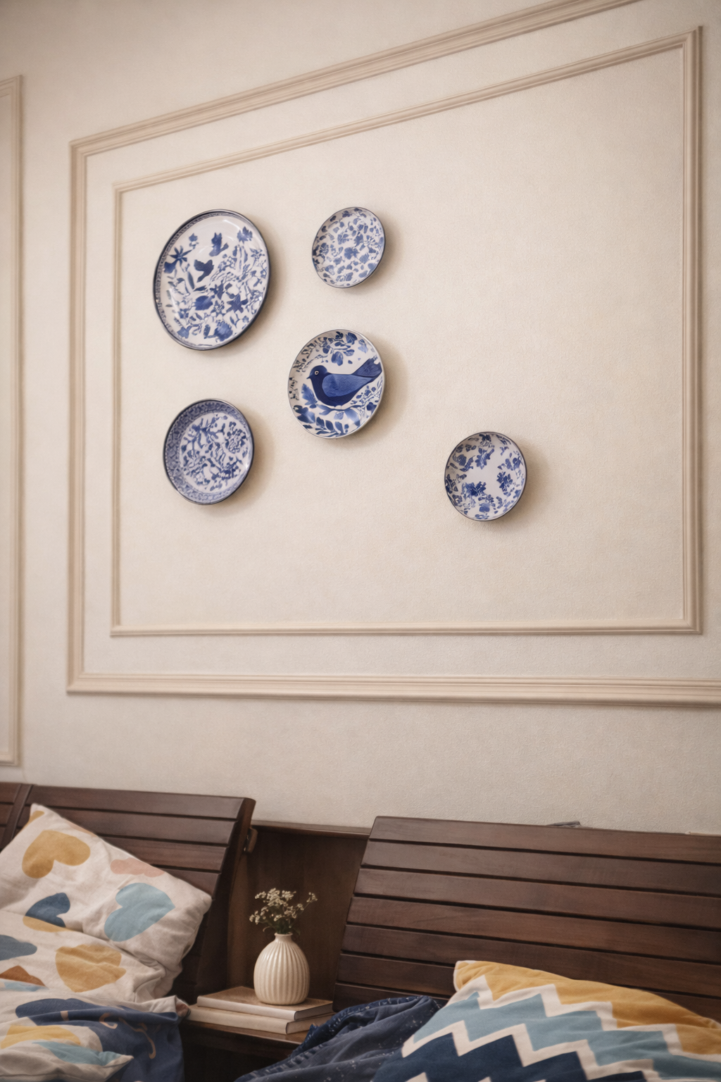 Blue Haven Wall Decor – 5-Piece Set