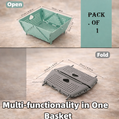 HomeEase Multi-Use Basket, PortaBasket Foldable Basket