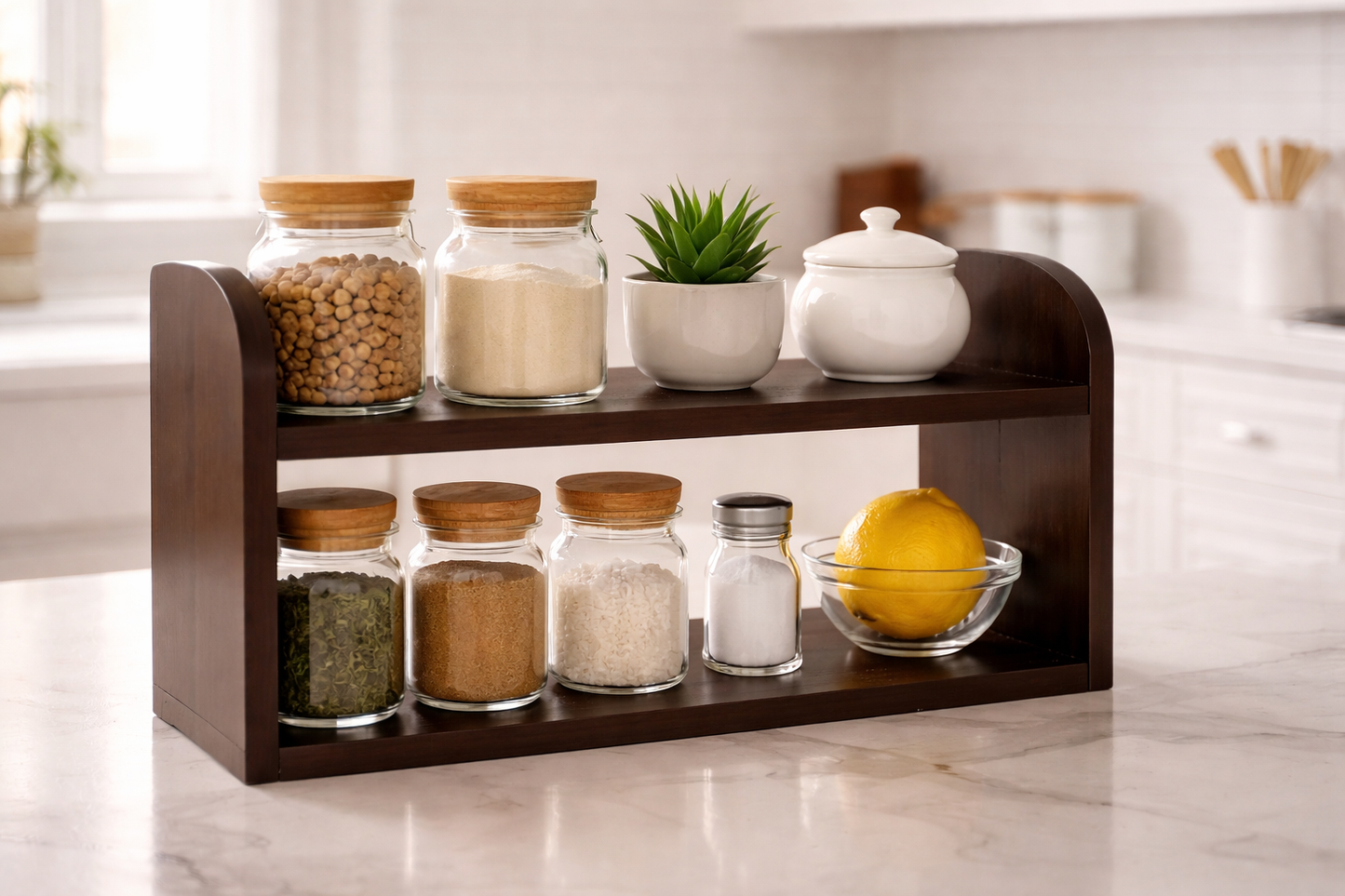 WoodCrest Spice & Storage Rack