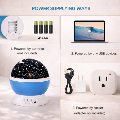 Star Moon Night Light