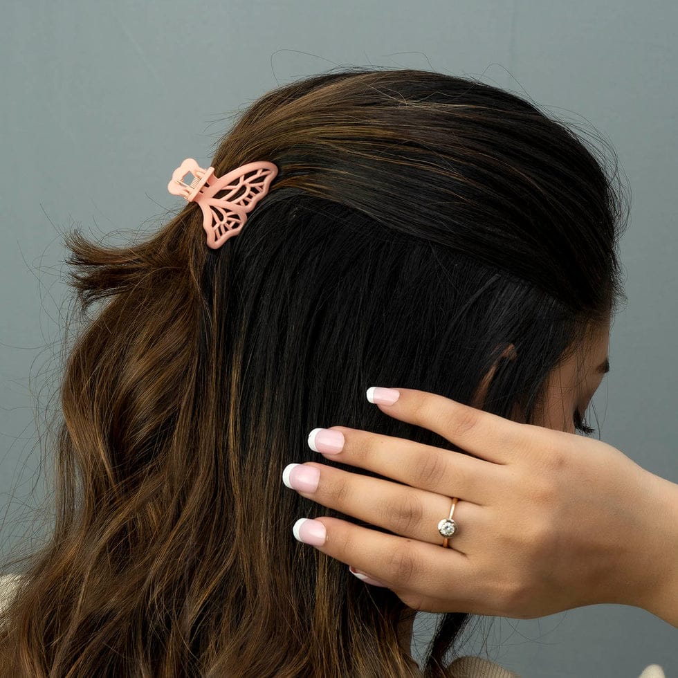 Korean Matte Hair Claw (3 Set)